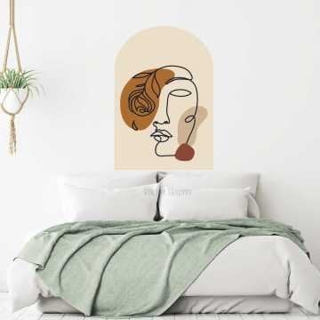 Soyut Sanat Bohem Duvar Sticker